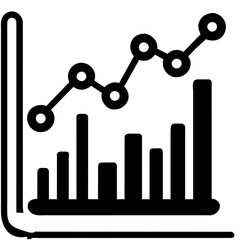 icon of a business graph