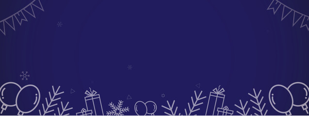 Obraz na płótnie Canvas merry christmas background decoration banner festival design