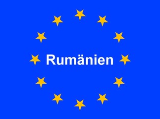 Illustration einer Europaflagge mit der Aufschrift 