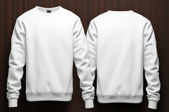 Crewneck mockup for displaying customized designs and branding in a stylish template