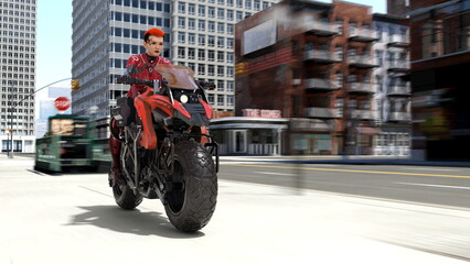 Obraz premium サイバーマンライダー