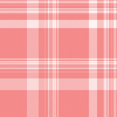 Background tartan check of textile texture vector with a seamless fabric plaid pattern.