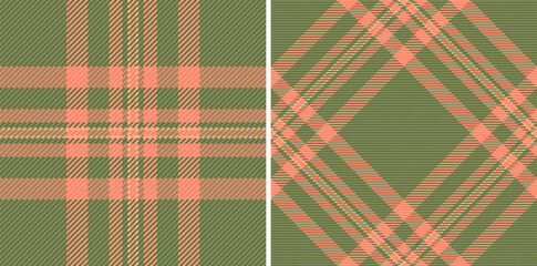 Check plaid pattern of background fabric tartan with a vector seamless textile texture.