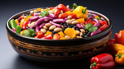 Beans in the plate  UHD wallpaper