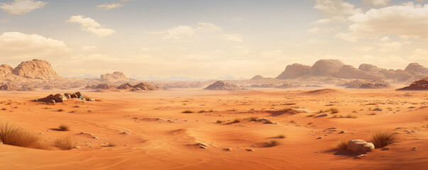 desert landscape. ai generative