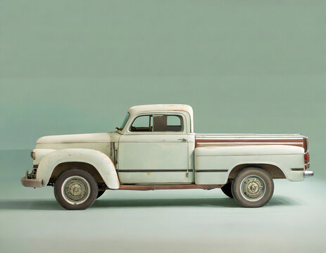 Vintage American style pickup truck