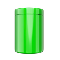 Supplement Package, cylinder, green