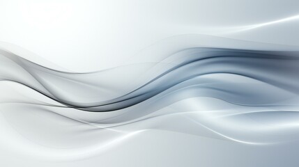 An illustration of a modern and elegant wave design in blue and white, creating a dynamic and creative backdrop