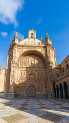 Fototapeta na wymiar Convent of San Esteban in the city of Salamanca, in Castilla y Leon, Spain.