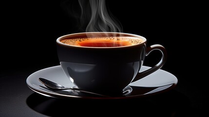 Black coffee UHd wallpaper