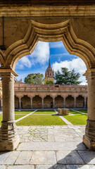 Obraz premium Courtyard of the Minor Schools of the University of Salamanca in Spain.
