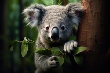 Fototapeta premium koala bear portrait