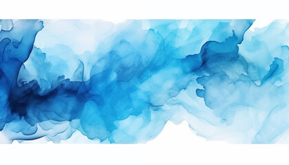light blue watercolor wide background