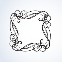 Vignette. Vector drawing