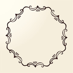 Vignette. Vector drawing