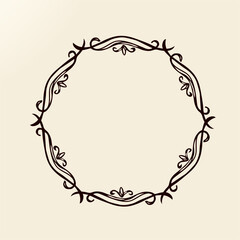 Vignette. Vector drawing