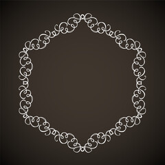 Vignette. Vector drawing