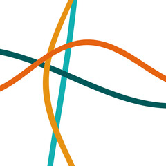 Retro Color lines decor backdrop