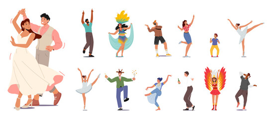 Characters Dance, Their Movements Synchronized To The Rhythmic Beats. Laughter And Smiles Create A Lively Atmosphere