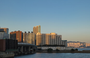 Fototapeta premium Hongkong city skyline