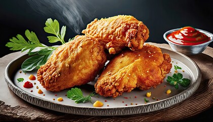 Fried Chicken product shoot