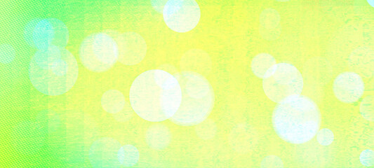 Yellow widescreen bokeh background for seasonal, holidays, celebrations and various design works