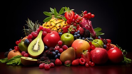 vegan food fruits, 16:9