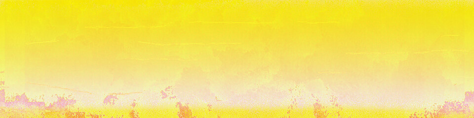 Yellow panorama background banner, with copy space for text or your images