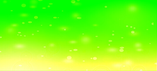 Fototapeta premium Green widescreen bokeh background for seasonal, holidays, celebrations and various design works