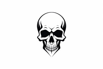Skeleton icon on white background 