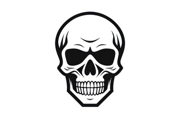 Skeleton icon on white background