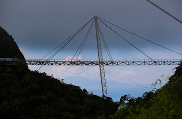 Obraz premium Sky bridge in Langkawi island, Malaysia 12 04 2014