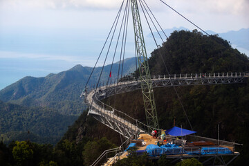 Sky bridge in Langkawi island, Malaysia 12 04 2014