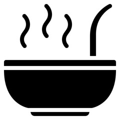 Hot Bowl Of Soup Icon