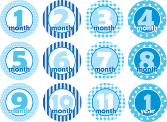 Adesivo mesversário - merversary sticker
