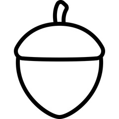 Acorn Nut Icon