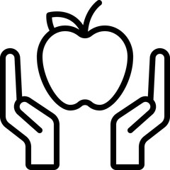 Give Apple Fruit Icon