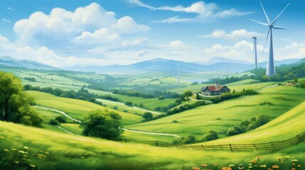  a green field with a sky blue sky and a green field with a sky blue sky and a green field with a sky blue sky and a green field with a sky and a blue sky.