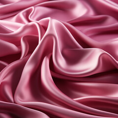 Obraz premium A detailed close-up of silk satin fabric, showcasing its smooth and glossy surface.