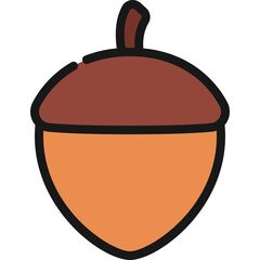 Fototapeta premium Acorn Nut Icon