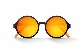 Sunglasses icon on white background