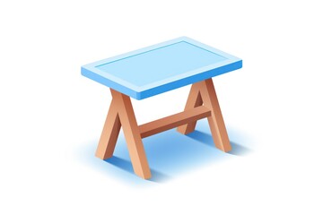 Table icon on white background 