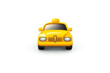 Taxi icon on white background