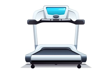 Treadmill icon on white background