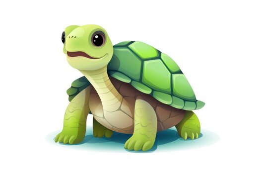 Turtle icon on white background