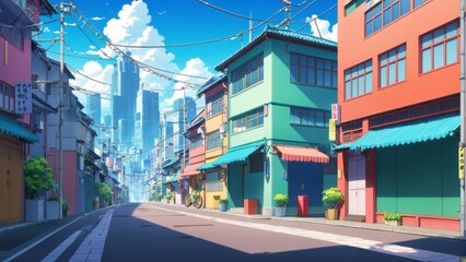Fototapeta premium Anime Background/Wallpaper