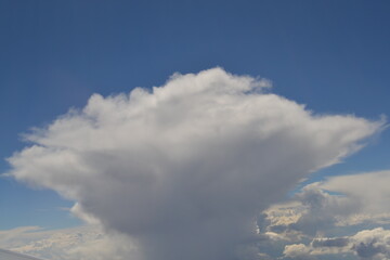 blue sky with clouds