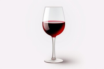 Wine icon on white background