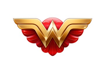 Wonder Woman icon on white background 