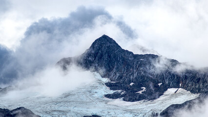 Basement Peak As Viewed From Glacier Bay, Alaska.